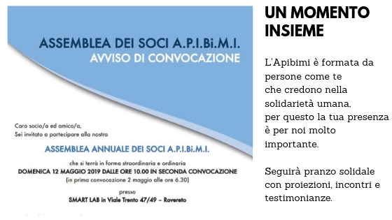 ASSEMBLEA DEI SOCI A.P.I.Bi.M.I.