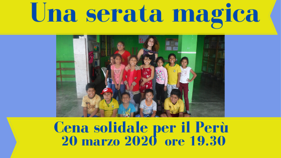 Una serata magica per il Perù